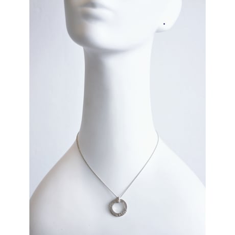 “Tiffany&Co.” 1837 Circle Silver Necklace / Made in Italy