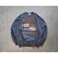 1990s Vintage CMJ Sportswear Print Sweatshirt / Made in USA