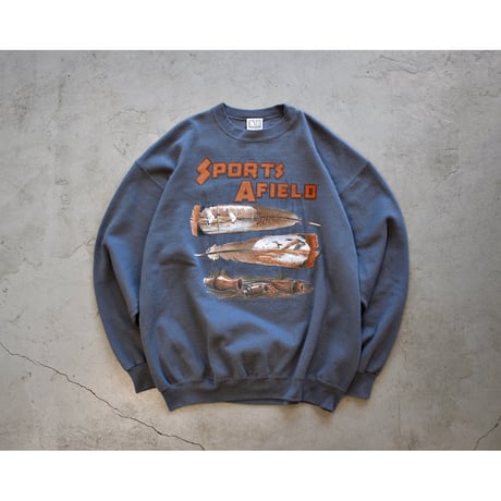 1990s Vintage CMJ Sportswear Print Sweatshirt / Made in USA