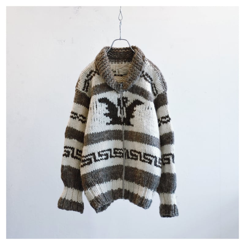 1990s Hand Knit Cowichan Sweater | no.vel ONLINE
