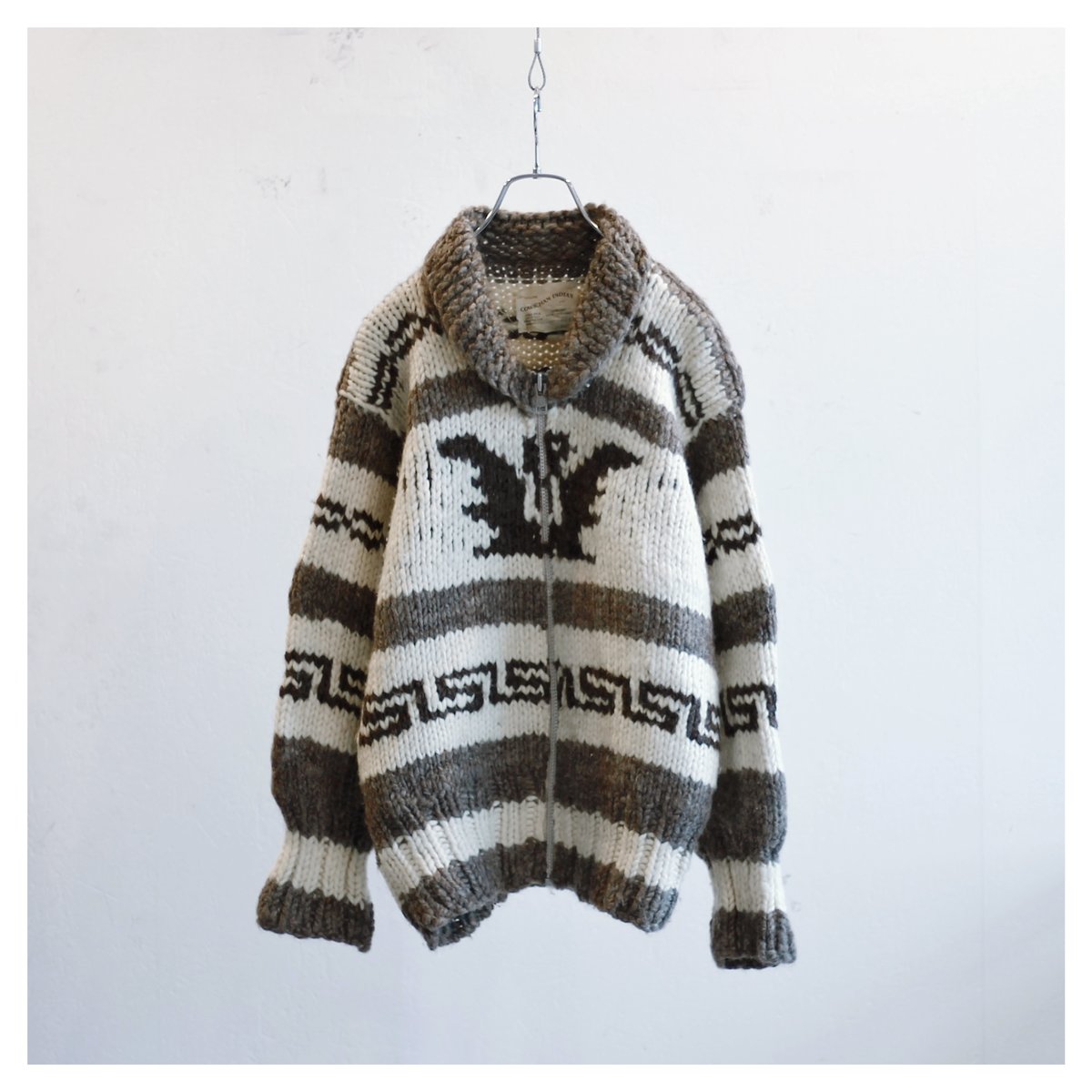 1990s Hand Knit Cowichan Sweater | no.vel ONLINE
