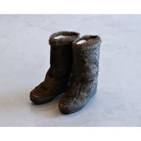 1970s〜 Real Fur Snow Boots Made in ITALY