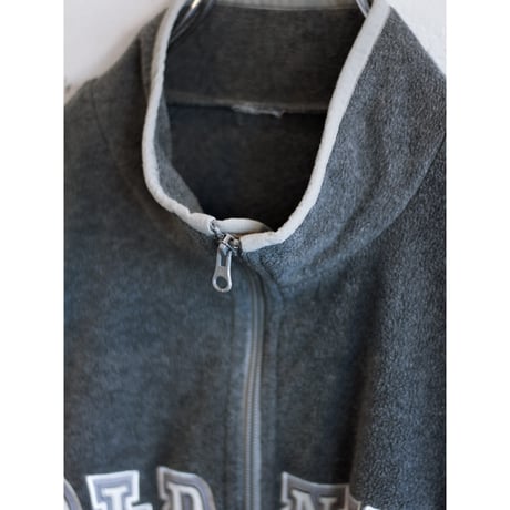 2000s “Old Navy” Silver Logo Halfzip Fleece Jacket
