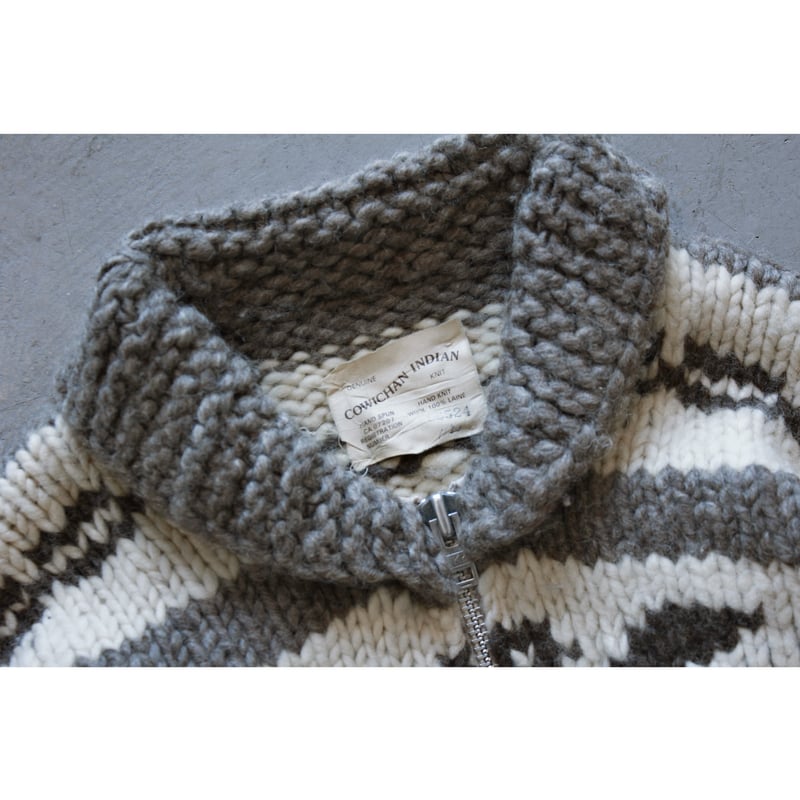 1990s Hand Knit Cowichan Sweater | no.vel ONLINE