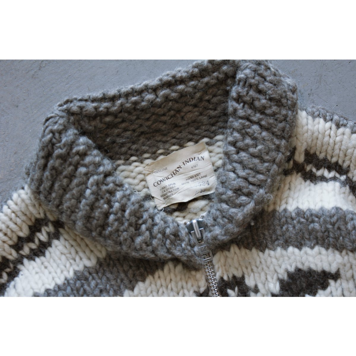 1990s Hand Knit Cowichan Sweater | no.vel ONLINE