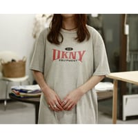 1990s “DKNY” Equipment Logo Tshirt / Made in USA