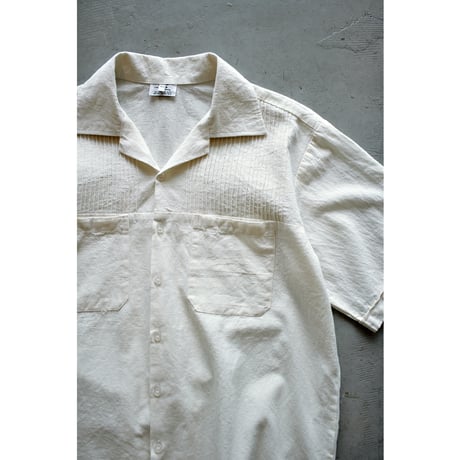 〜1990s Vintage Pintuck Guayabera Shirt / Made in Mexico