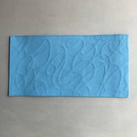 夕凪文具店オリジナルアイテム「浮き紙ブックカバー【curve（淡青）】」with山次製紙所