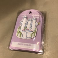 ムーミン　刺繍ステッカー（ニョロニョロ）