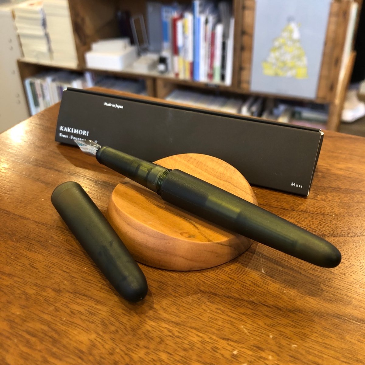 カキモリ フロスト 万年筆 18金ペン改造仕様 字幅F程度