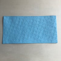夕凪文具店オリジナルアイテム「浮き紙ブックカバー【ガーデン（淡青）】」with山次製紙所