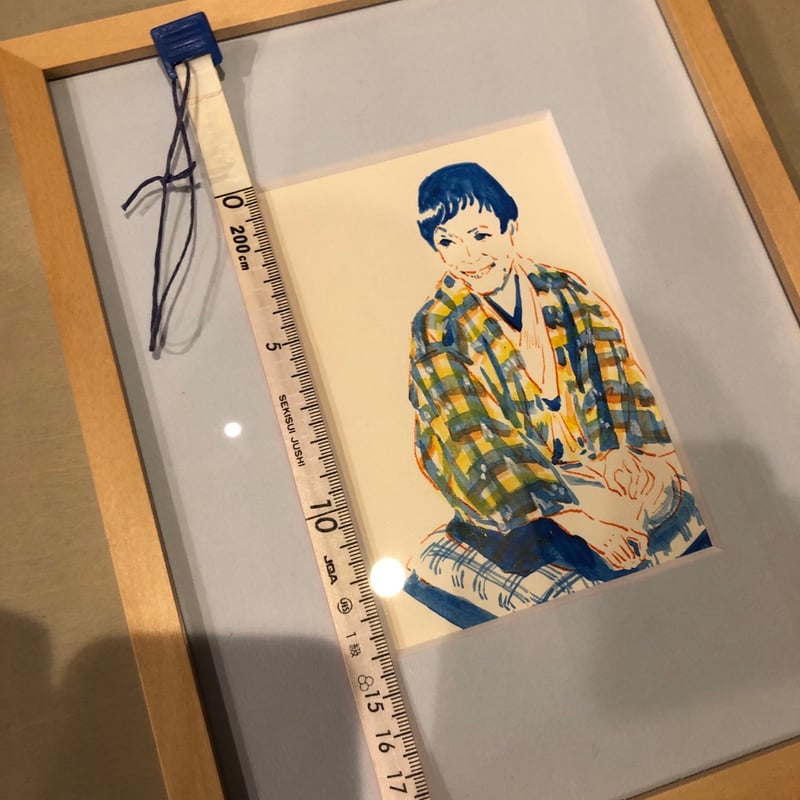 オカヤイヅミ作品『白洲正子』額装手書き原画 | よはく舎