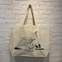 夕凪文具店　にしさかきみこ 「Living with cats」トートバッグ