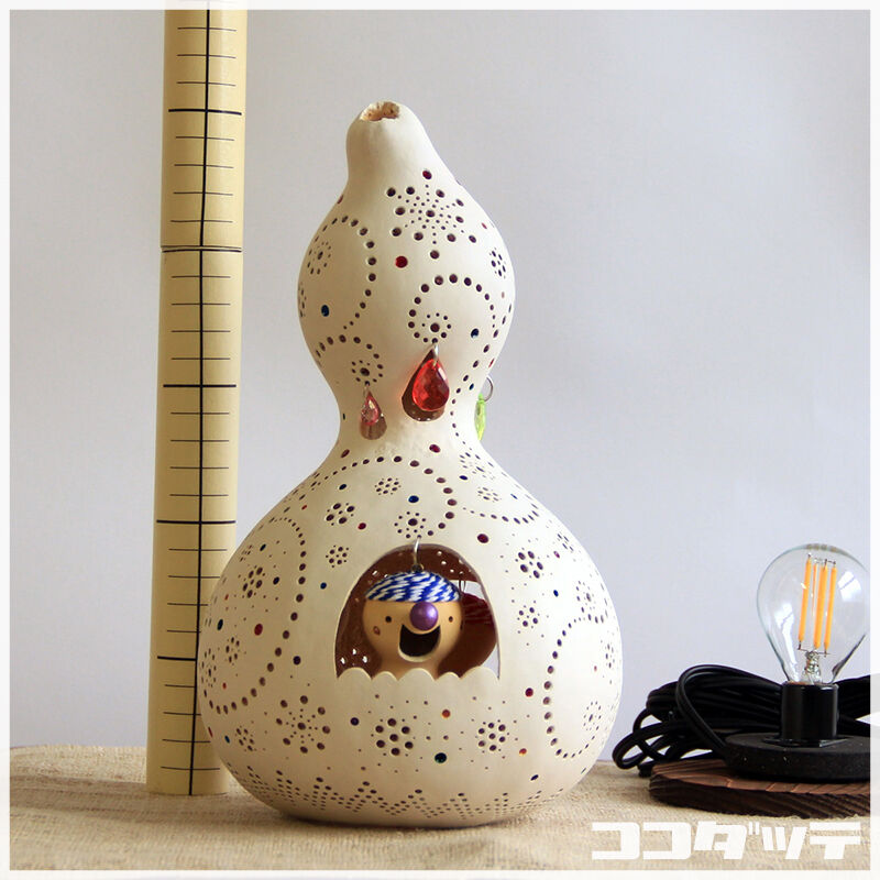 ひょうたんランプ110【白瓢】 | ひょうたんストア ＼ココダッテ／