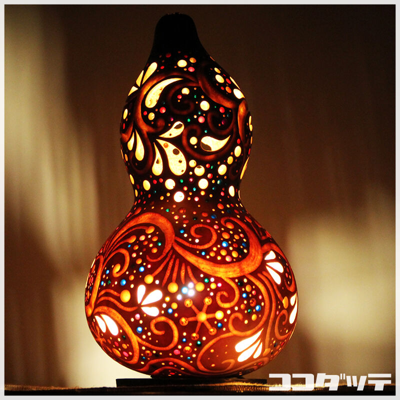 ひょうたんランプ116【草透】 | ひょうたんストア ＼ココダッテ／