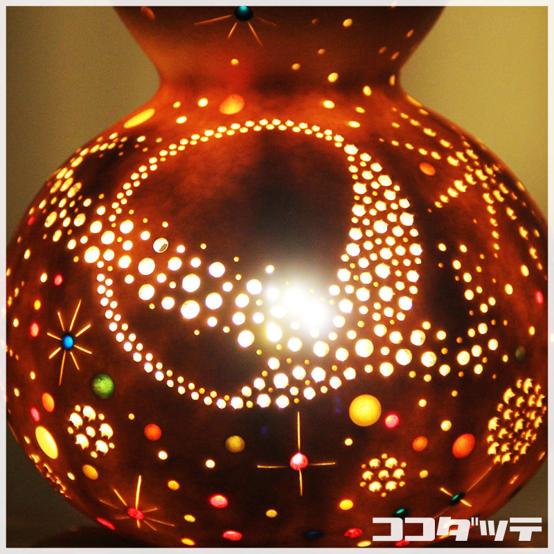 ひょうたんランプ090【土星】 | ひょうたんストア ＼ココダッテ／