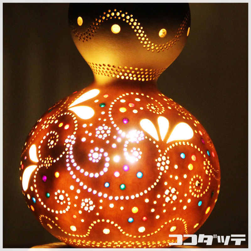 ひょうたんランプ089【縁唐】 | ひょうたんストア ＼ココダッテ／