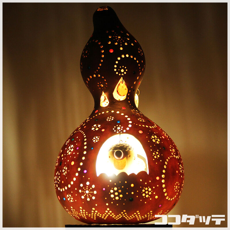 ひょうたんランプ110【白瓢】 | ひょうたんストア ＼ココダッテ／