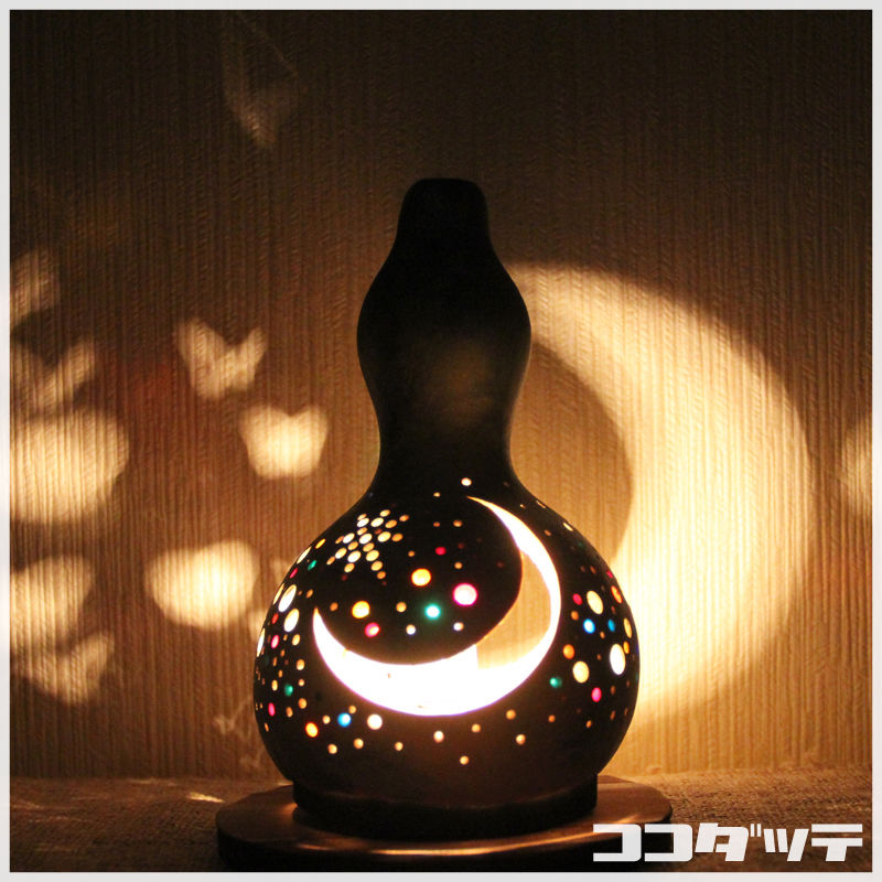 ひょうたんランプ018【月雪／ミックス】 | ひょうたんストア