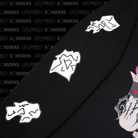 GIRLFOODS○Xスウェット👧black