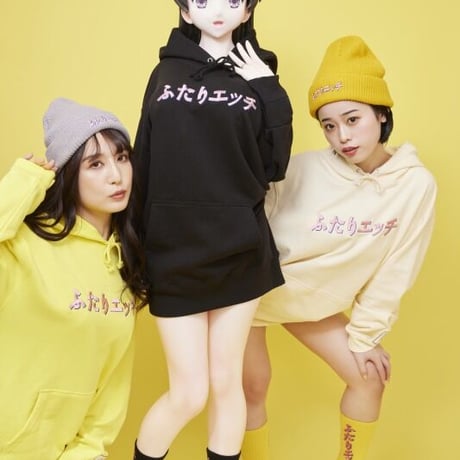 ふたりエッチロゴパーカー📒natural