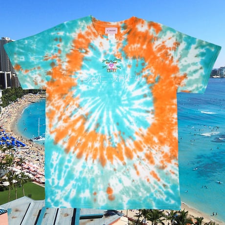 タイダイジャパニーズドリームTシャツ🌴white