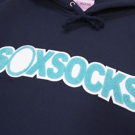 やっち確定モコモコパーカー🆔navy