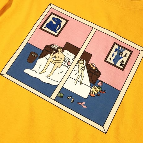 やっち3回戦ロンT💄yellow