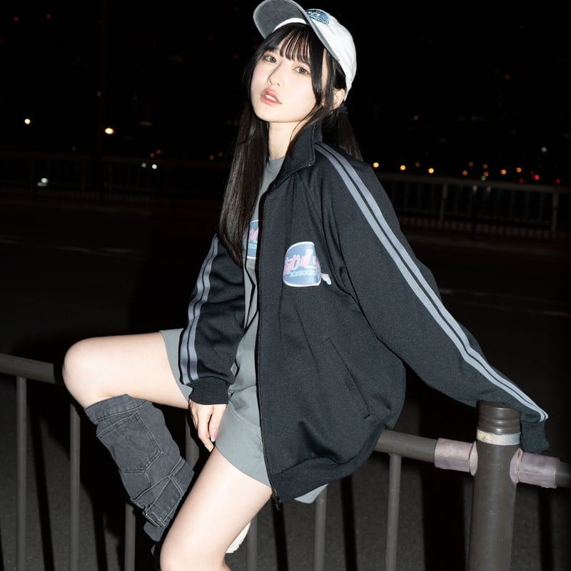 オンライン限定カラー】あむ心中ジャージセトアプ👒black | S