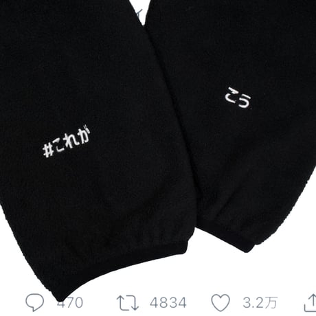 #これがこう フリース🧥➡️👙black