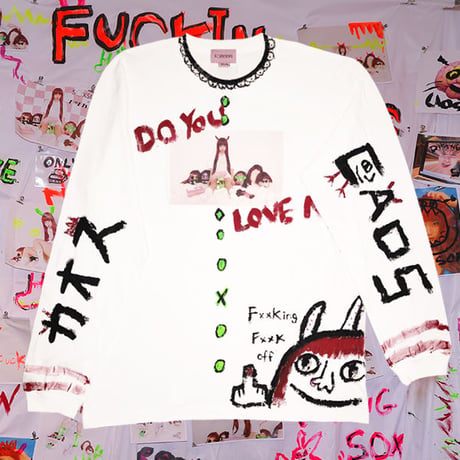 ナツカちゃんの世界観詰め込みロンT❤️3万円分ペイントver.3