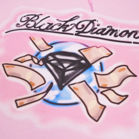 ブラックダイヤモンドパーカー💎pink