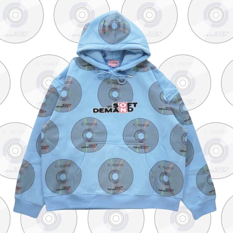 SOD DVD柄パーカー📀blue