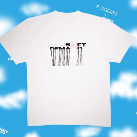 SODあの子のヘアーTシャツ🚛💙☁️white