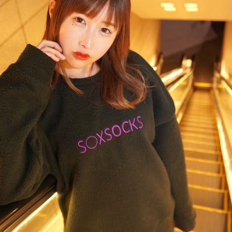 やっち確定ジェラピケクルーネック🏩black