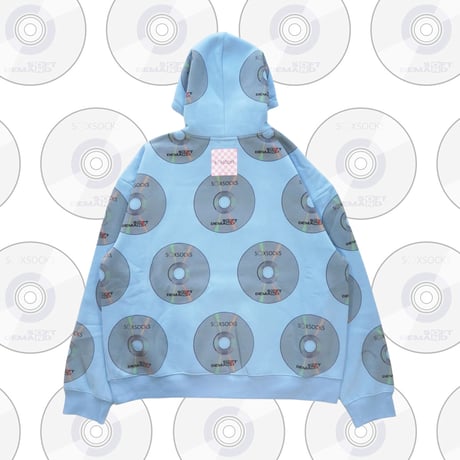SOD DVD柄パーカー📀blue