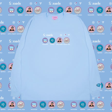 ソソスタグラムロンT🐬blue