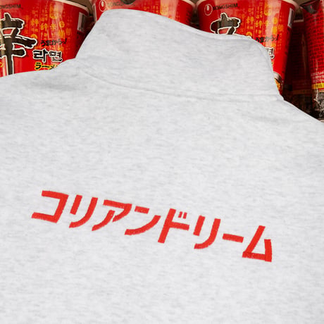 コリアンドリームハーフジップスウェット🍜grey