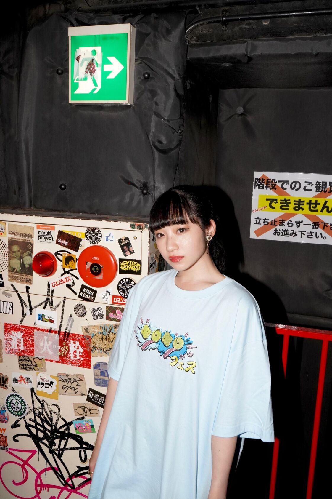 ワンピなど最旬ア！ SOXSOCKS あむ心中はとめられないTシャツ 逃げ水