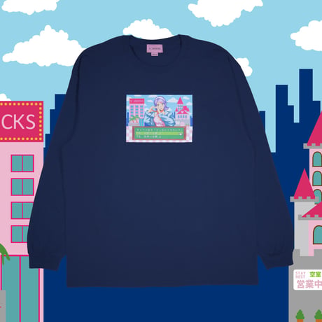 やっち確定メモリアルロンT👒navy