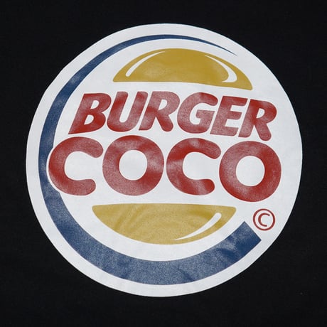 BURGER COCOTシャツ🍔black
