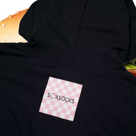 BURGER COCOパーカー🍔black