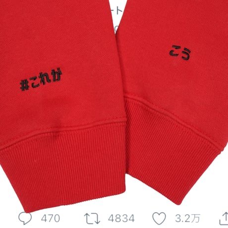 #これがこう パーカー🧥➡️👙red