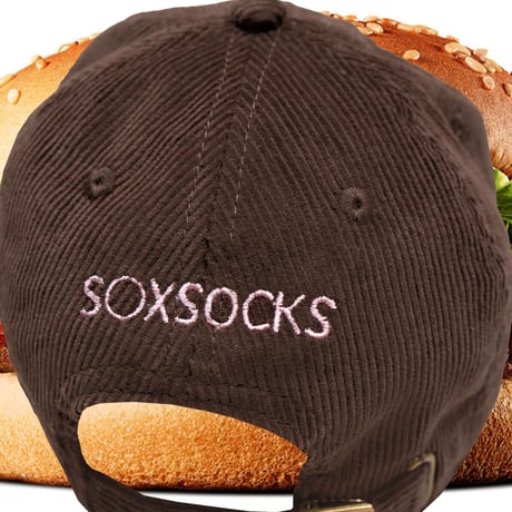 BURGER COCOコーデュロイキャップ🍔brown