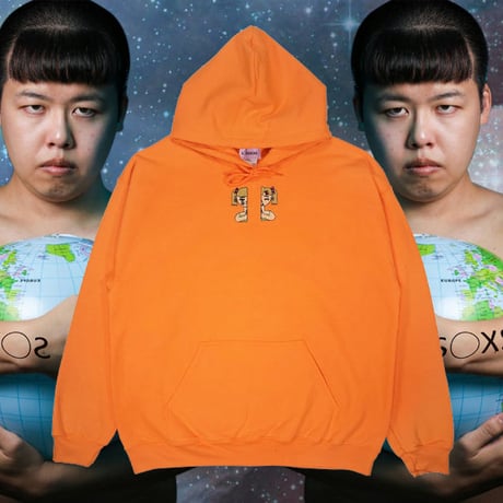 キャワスな子アポロジャイズパーカー🧠orange