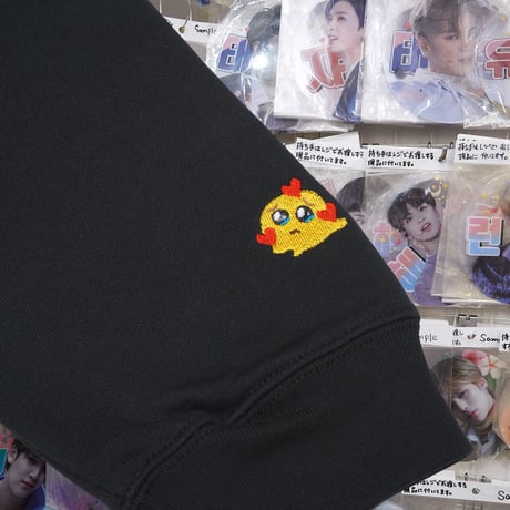 おしぴがしゅきパーカー改🥹black