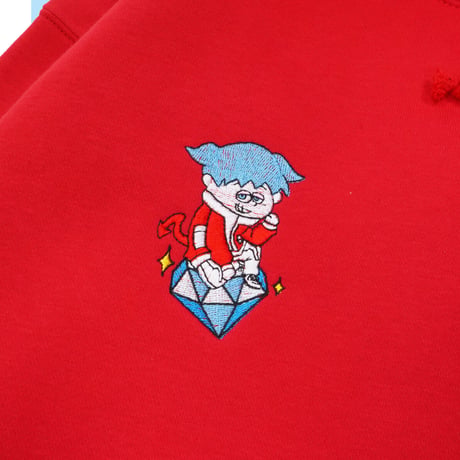水色しんりゃ君パーカー限定カラーver.💎red