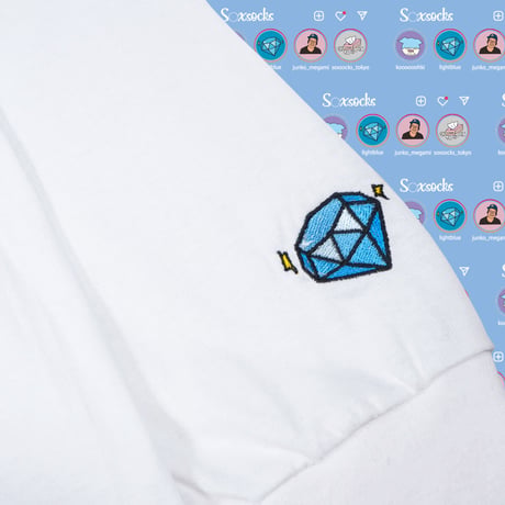 ソソスタグラムロンT🐬white