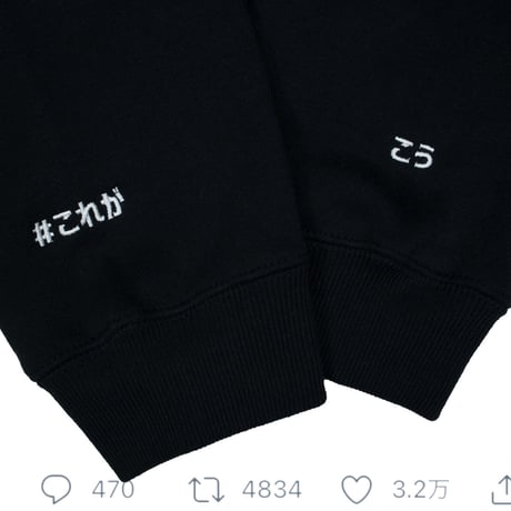 #これがこう パーカー🧥➡️👙black