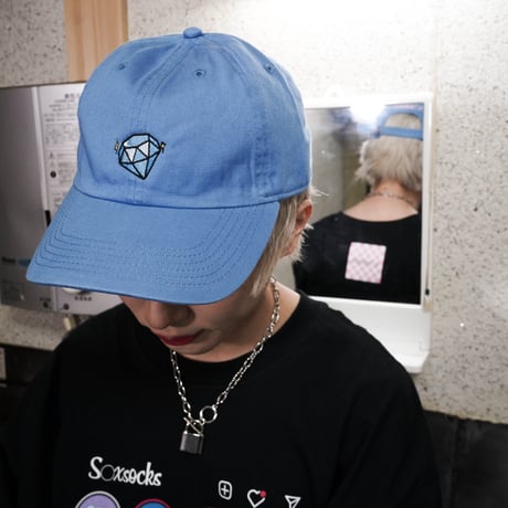 コッキーダイヤモンドキャップ🐬white